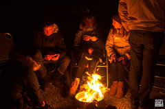 Frische Feuer-Waffeln